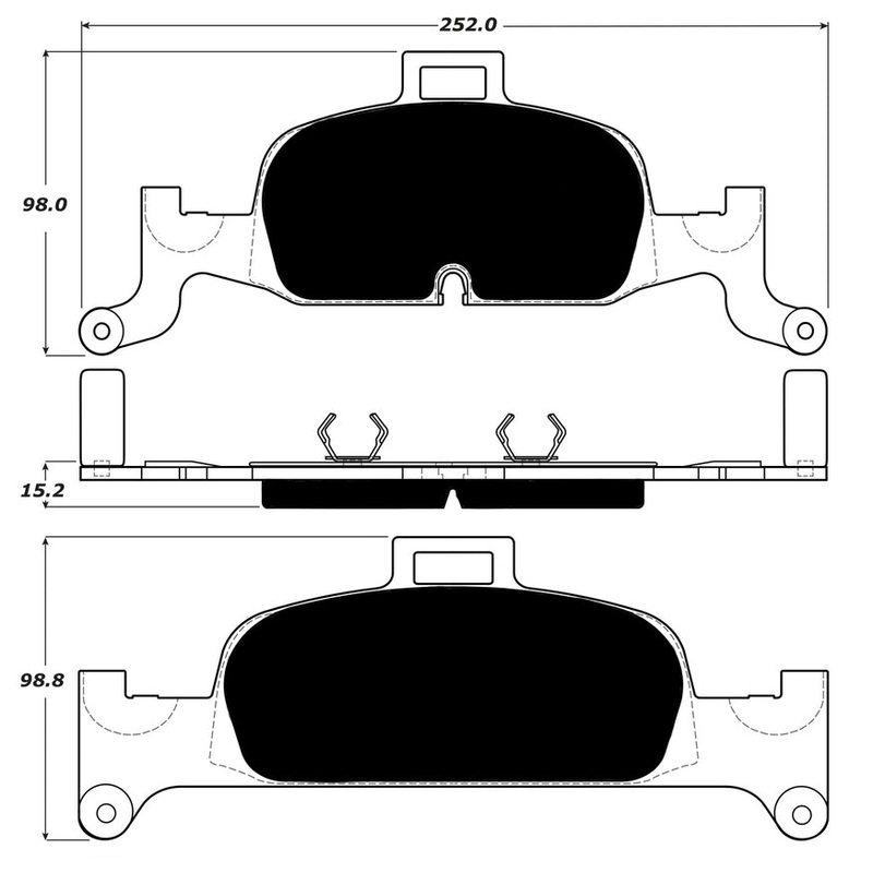 Porterfield Brake Pads for 2018 AUDI A4 w/300mm Rear Discs