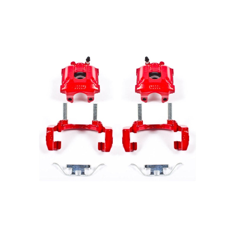 Power Stop 01-06 BMW M3 Rear Red Calipers – Pair
