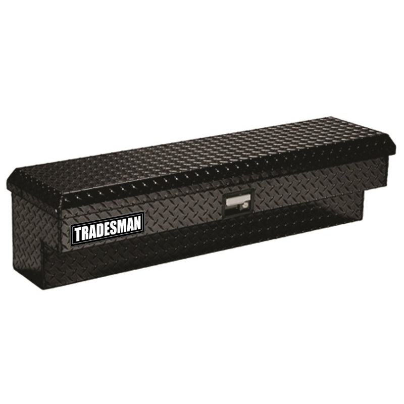 Tradesman Aluminum Side Bin Truck Tool Box (70in.) – Black