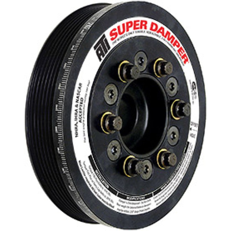 ATI Damper – 6.325in – Steel – Ford SB & 6 Cyl – 3 Bolt – 3in Long – 3 Ring – Driver Side A-Timing