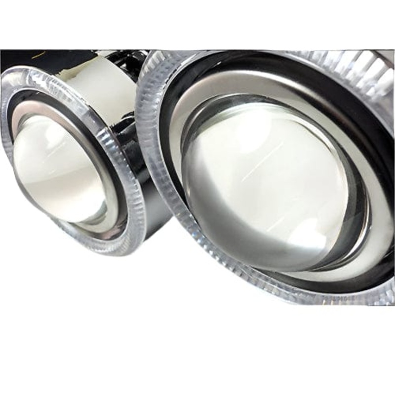AutoTecknic Universal Projector Fog Lights – Clear Projector P1A