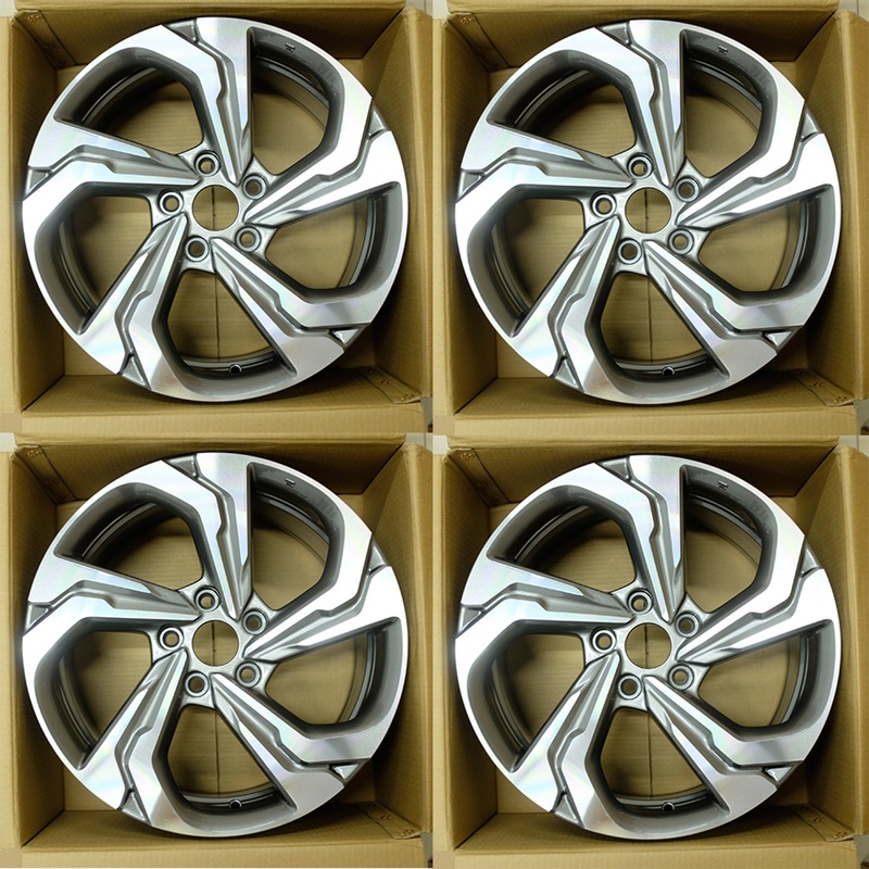 For Honda Accord OEM Design Wheel 17″ 17×7.5 2018-2021 Machined Grey Set of 4 Replacement Rim