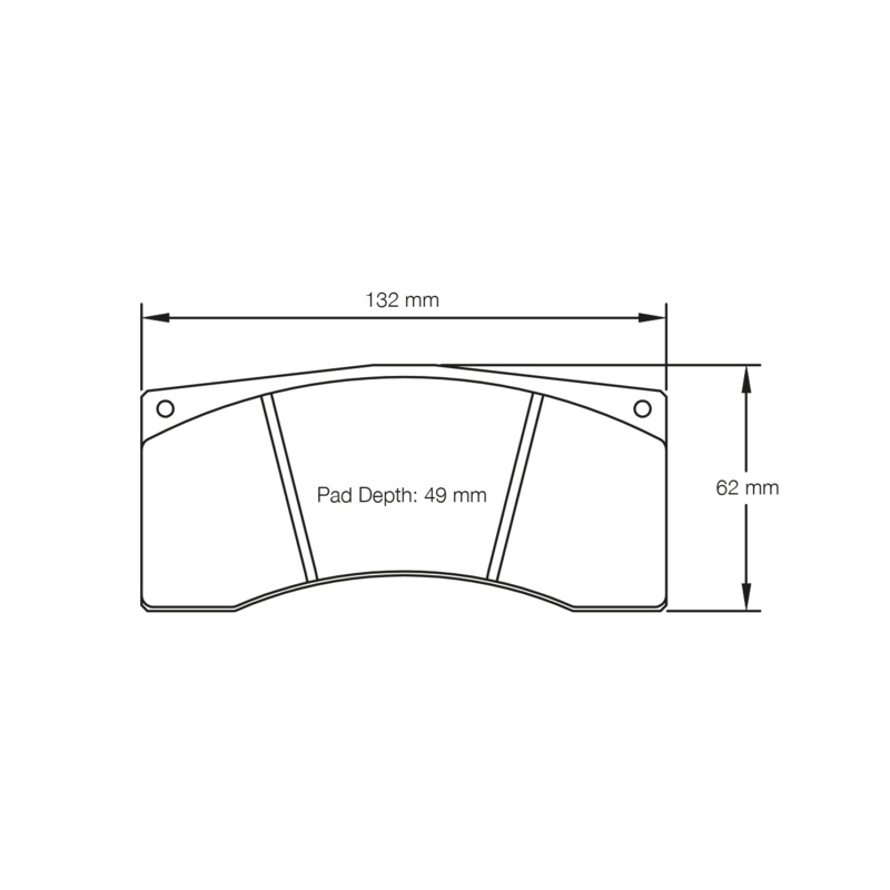 Pagid – (Shape No.: 2704) Aston, Martin, Audi, Bentley, BMW, Chevrolet, Dodge, Ferrari, Honda (Acura)
