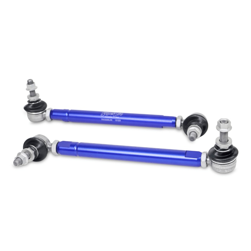 SuperPro Front HD Adjustable End Link Set (10mm Studs 254mm to 305mm) – BMW / E39 / E9X / E46 / 3-Series / 5-Series