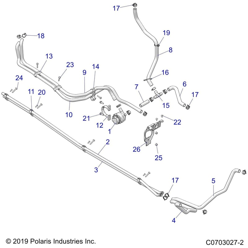 Tube-Coolant,Lt Upper,Mp by Polaris