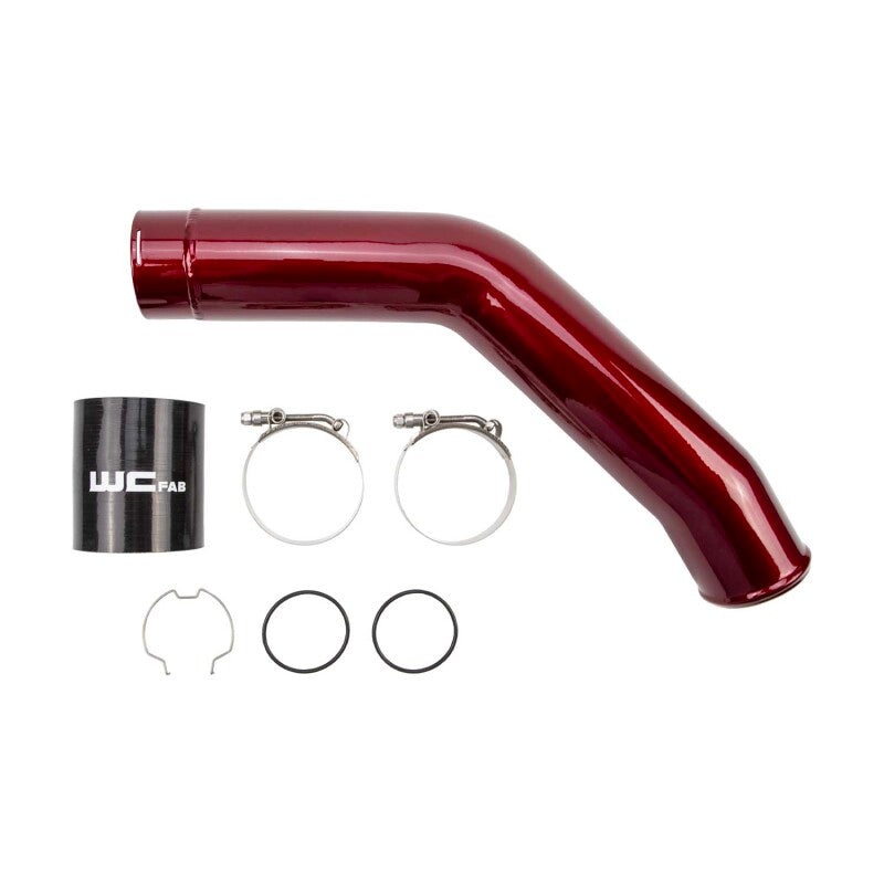 Wehrli 15-24 Ford 6.7L Power Stroke 3in Hot Side Intercooler Pipe – Blueberry Frost