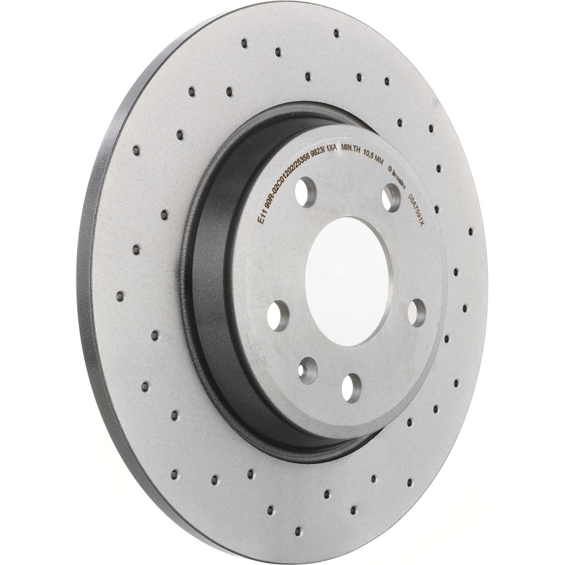 XTRA Drilled Rear Disc Brake Rotor – 08.A759.1X