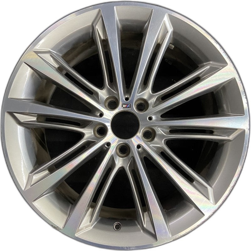 20″ BMW 528i 11-16 20×9 alloy rear 10 spoke split spoke ferric gray Original OEM Wheel Rim