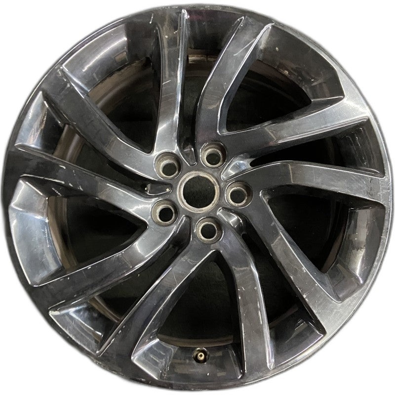 20″ DISCOVERY 17-20 20×8.5 alloy 5 spoke slanted V black Original OEM Wheel Rim