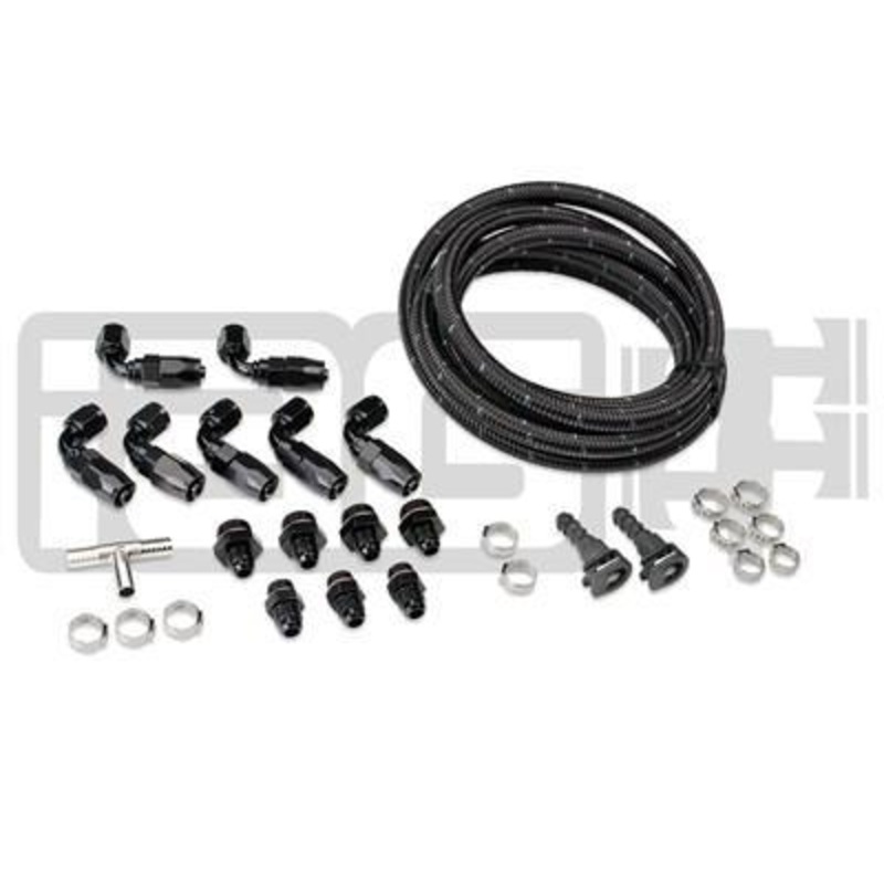 IAG Braided Fuel Line & Fitting Kit – IAG Top Feed FR for Subaru Multiple Fitments | IAG-AFD-2202