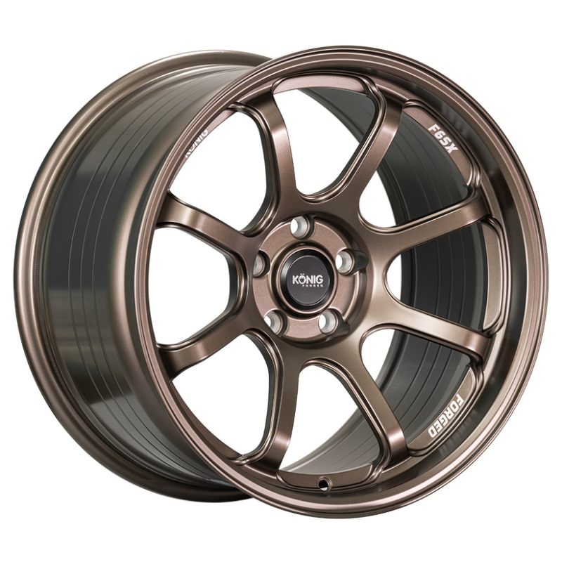 Konig Forged F6SX 18×8.5A 5×114.3 ET35 Race Bronze Wheel (Knurled Bead)