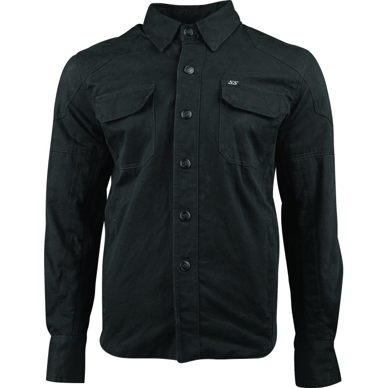 Speed and Strength Call to Arms Moto Shirt Black – Large