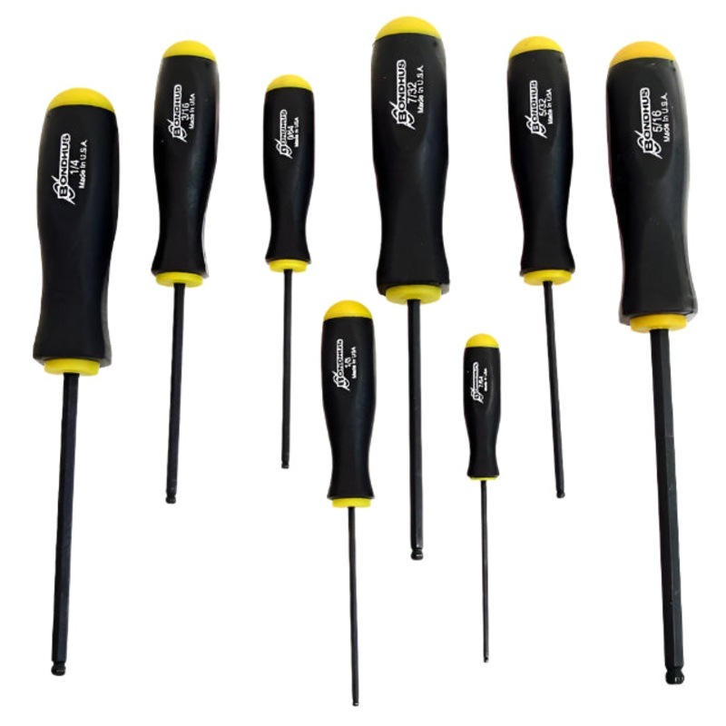 10699 Metric Ball End Driver Allen Wrench Set, 9 Pieces