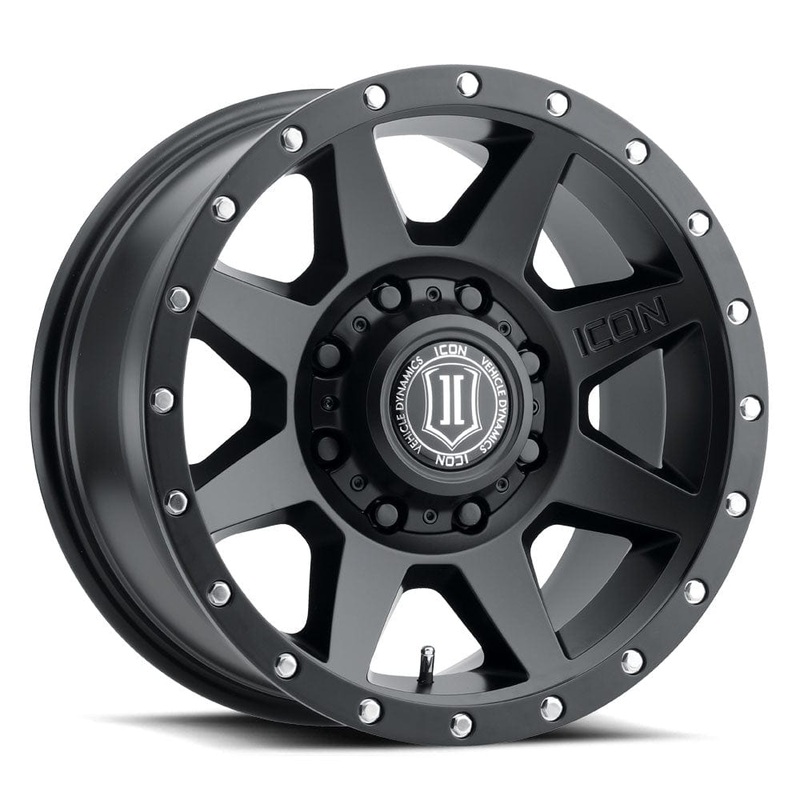 ICON Alloys Rebound 17″ 5×114.3 Satin Black
