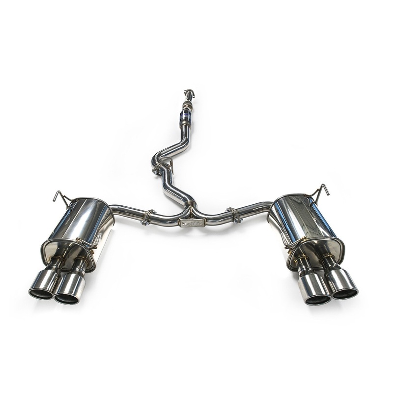 Invidia Q300 Rolled Polished 4 tip Catback Exhaust | 2015-2021 Subaru WRX / STI (HS15STIG3S)
