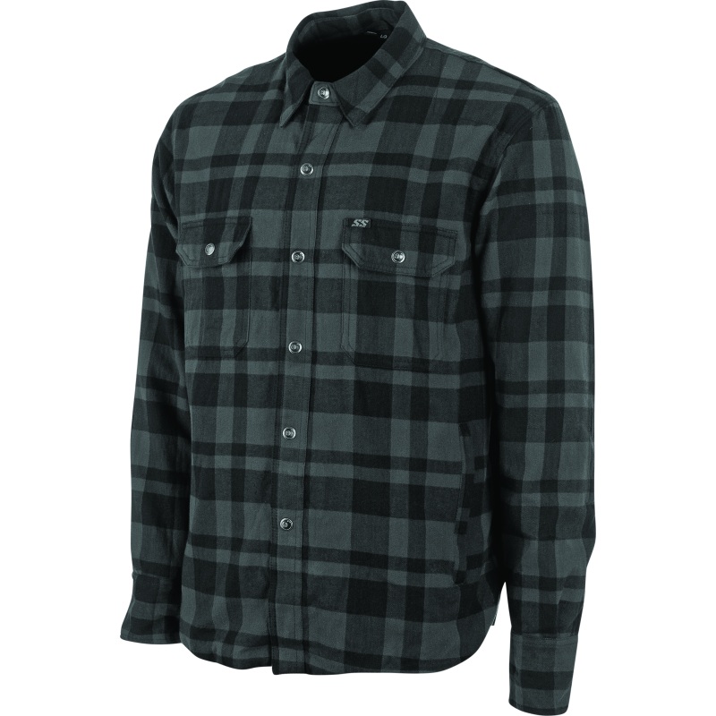 Speed and Strength Black 9 2.0 Moto Shirt Grey – XL