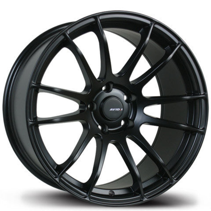 Avid.1 AV-20 18×9.5 5×100 +38 Matte Black Wheel – Universal