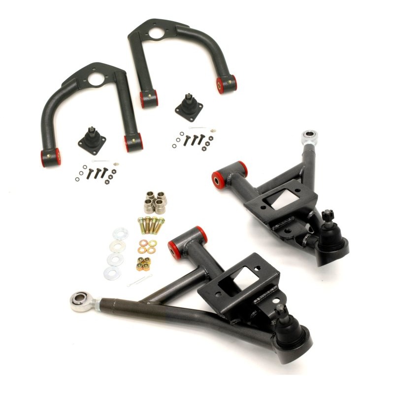 BMR 93-02 F-Body Upper And Lower A-Arm Kit – Black Hammertone