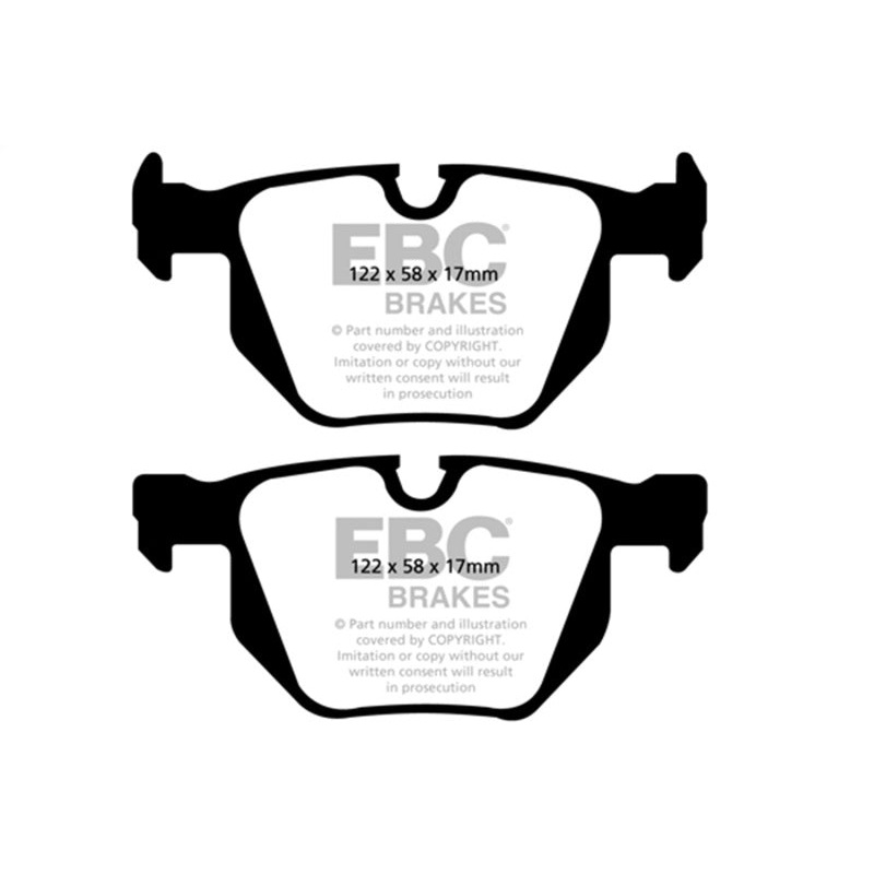 EBC 13+ BMW X1 3.0 Turbo (35i) Yellowstuff Rear Brake Pads