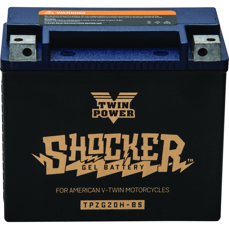 Twin Power YTX-20H Shocker Gel Battery Replaces H-D 65991-82B