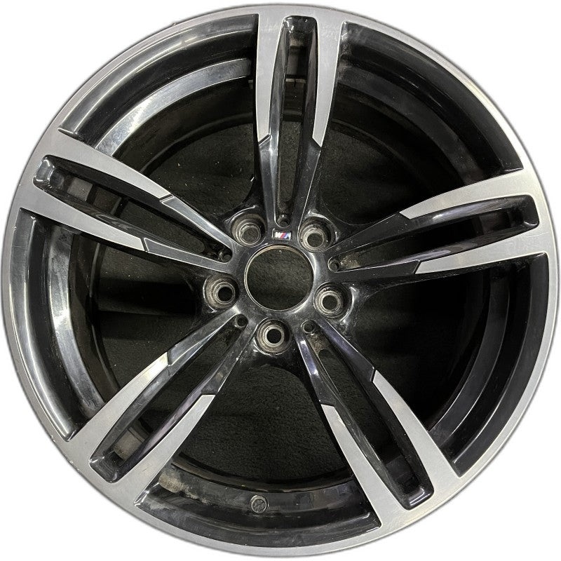 19″ BMW M2 16-17 19×9 alloy 10 spoke wide spoke edge frt black Original OEM Wheel Rim