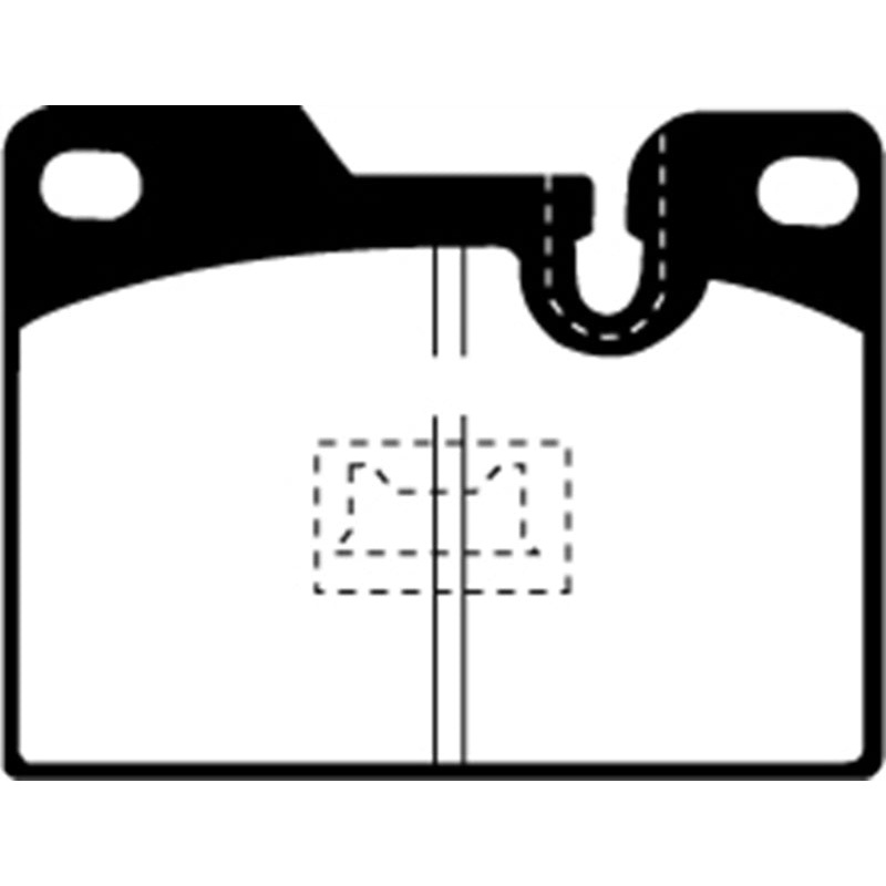 EBC 79-88 Porsche 924 2.0 Turbo Yellowstuff Rear Brake Pads