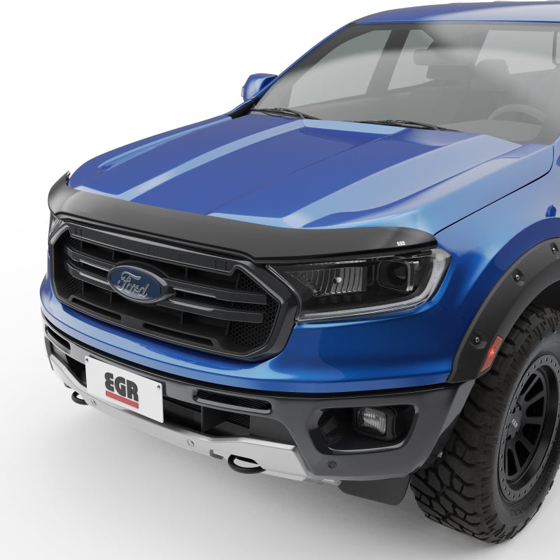 EGR 2019+ Ford Ranger XL/XLT Superguard Hood Guard – Dark Smoke (303551)