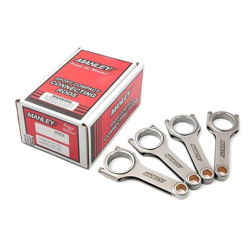 Manley Forged H Beam 156mm Long Connecting Rods Mitsubishi 7 Bolt 4G63T Evo 8 9