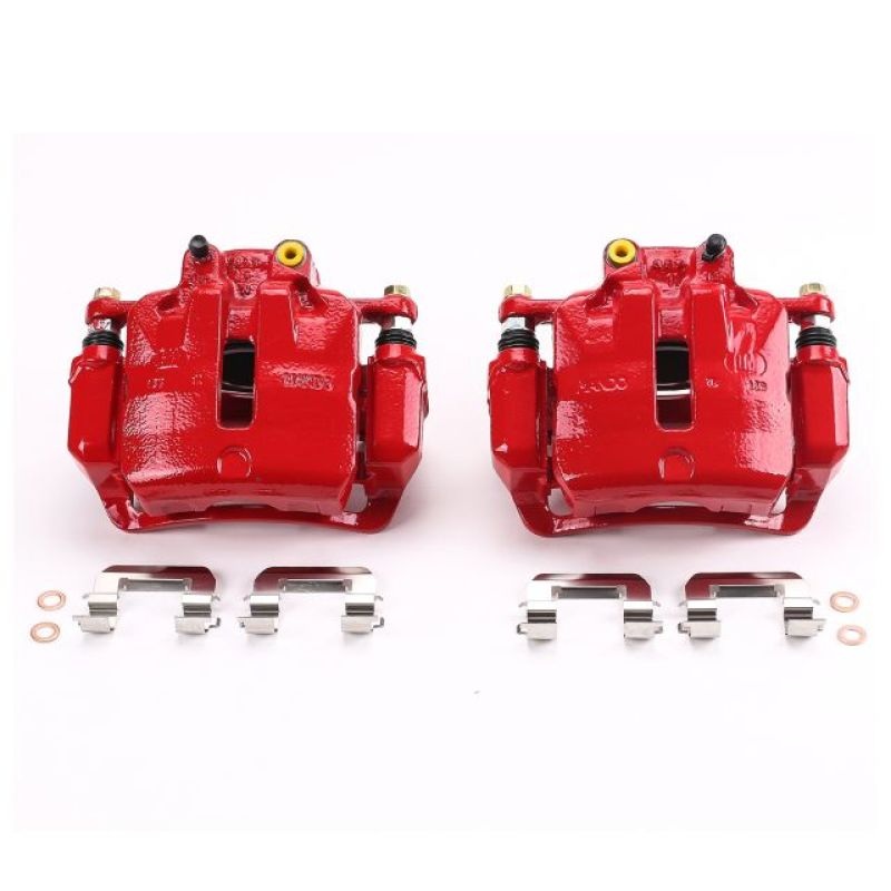 Power Stop 12-16 Buick LaCrosse Front Red Calipers w/Brackets – Pair